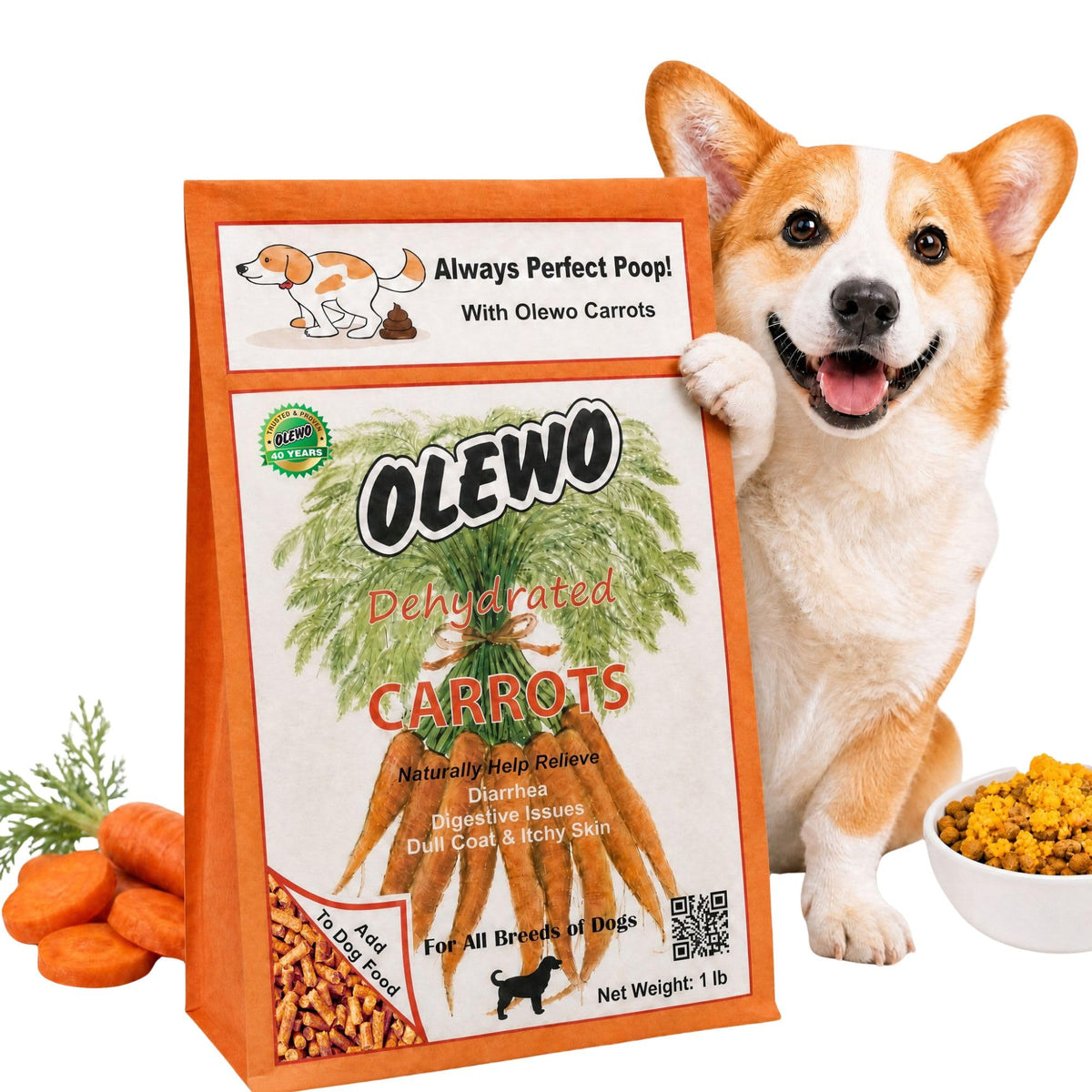Olewo front 1 lb package showing branding and product clarity for easy pantry choice