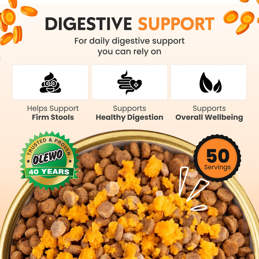 Olewo mixed into kibble proving easy integration and improved meal palatability