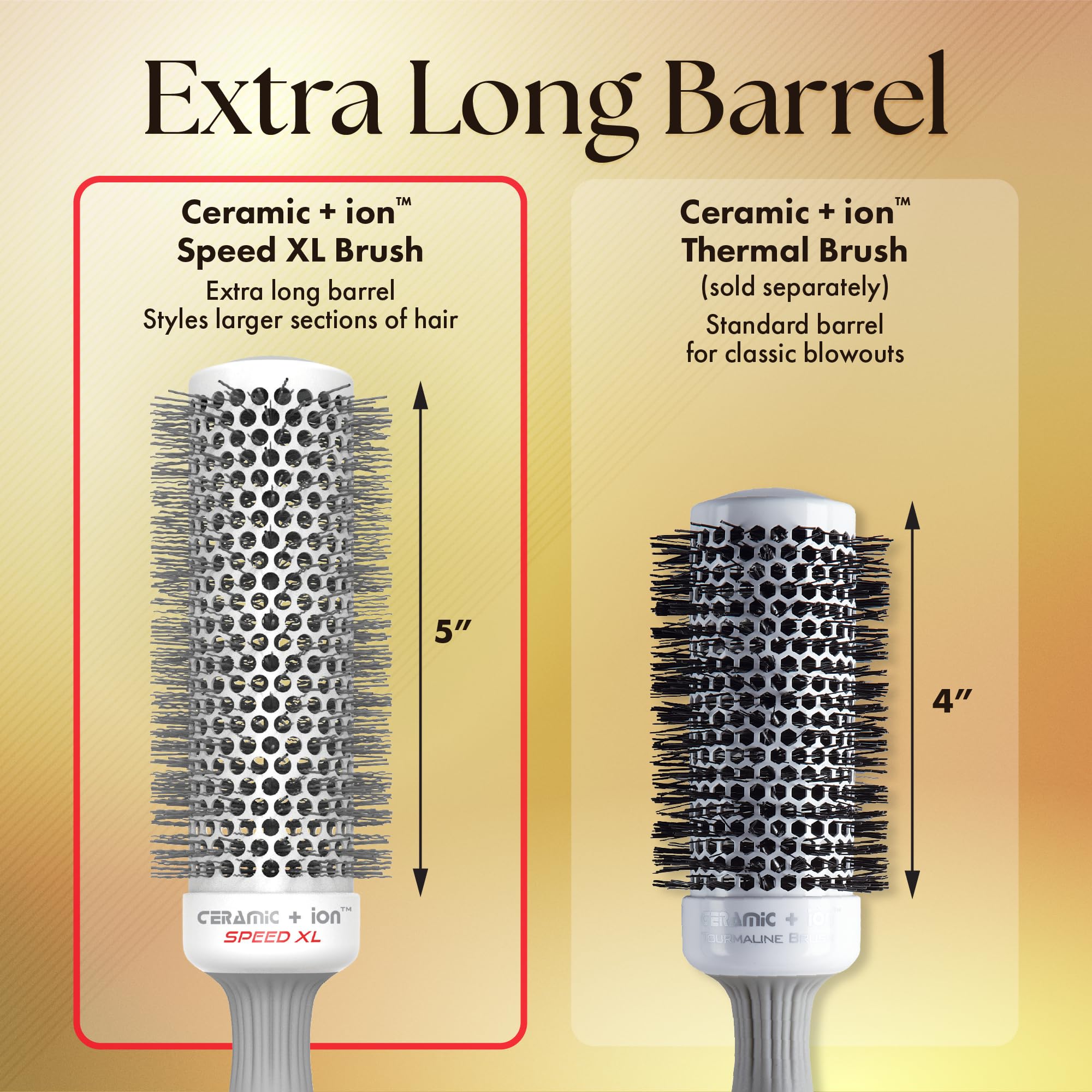 Olivia Garden bristles detail with tourmaline ion tips reducing frizz