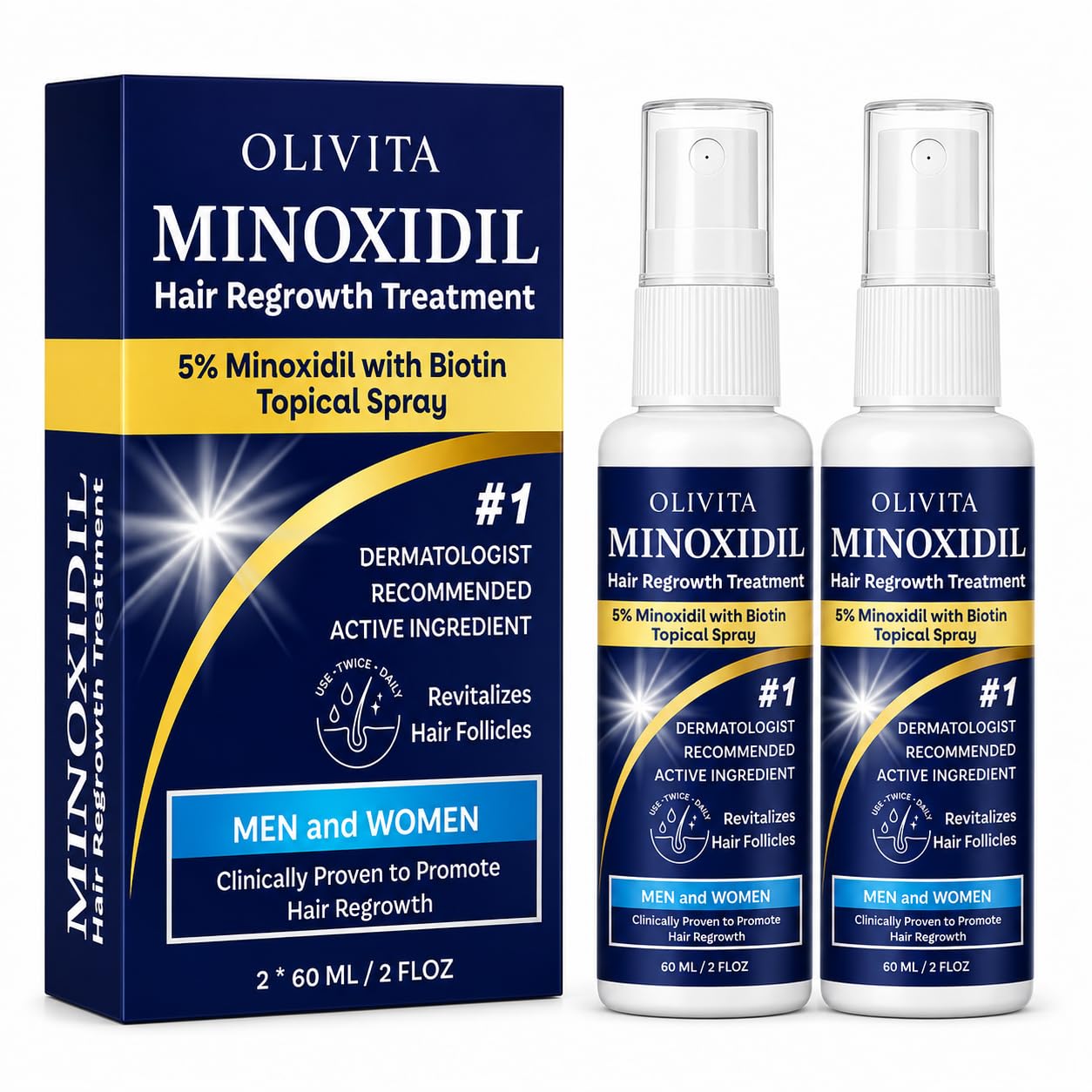 OLIVITA front packaging showing product and two-pack convenience