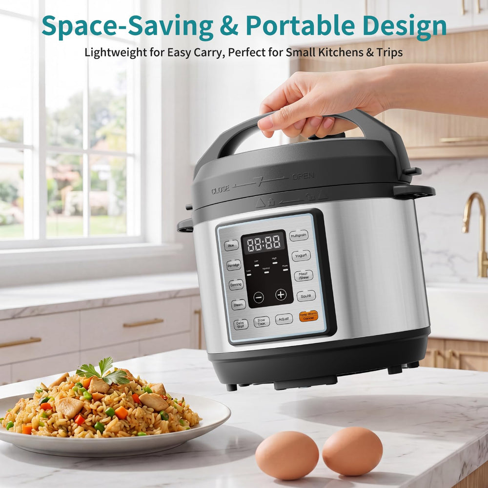 OLIXIS lid seal closeup showing secure sealing for efficient pressure cooking