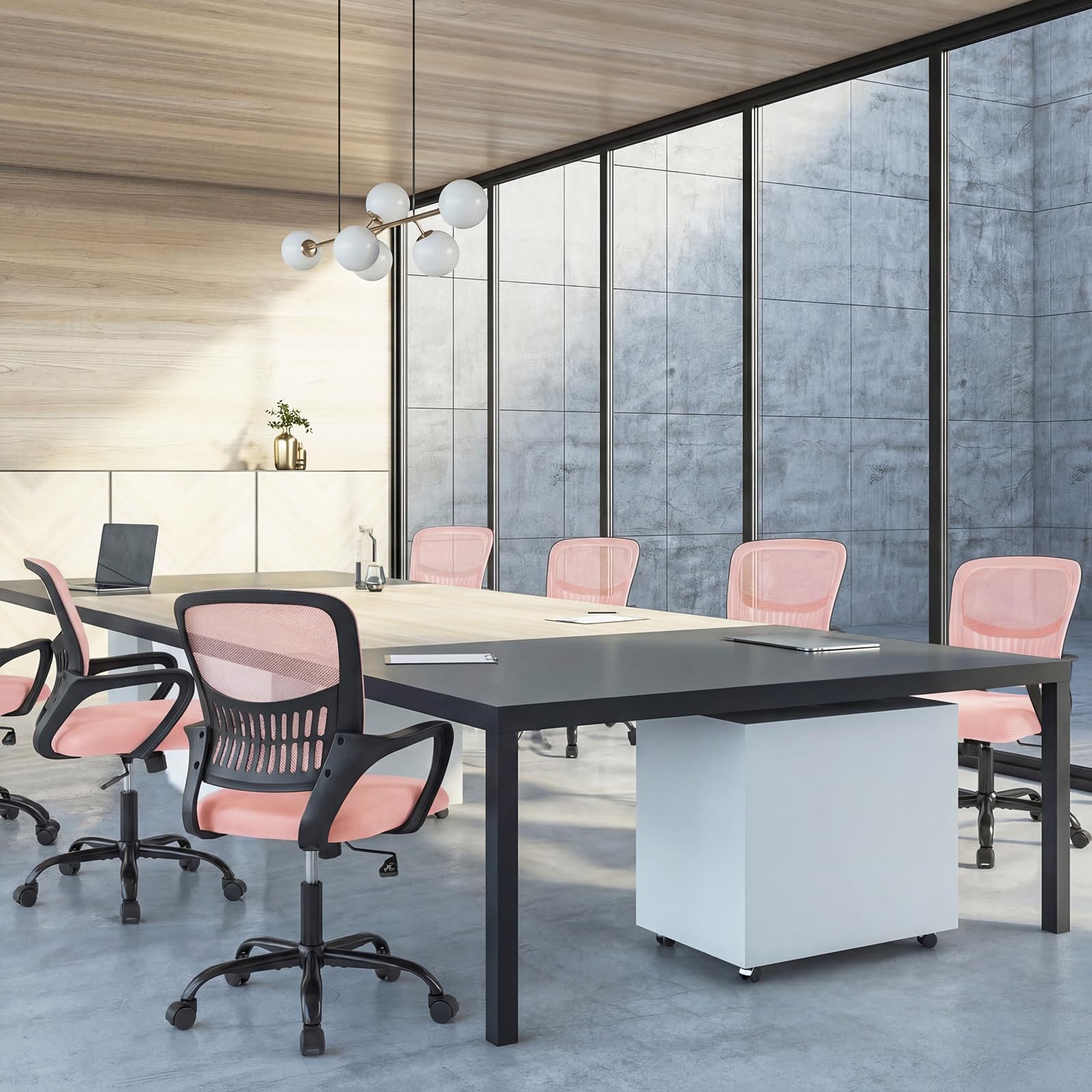 OLIXIS scale comparison with desk showing chair fit and correct ergonomics