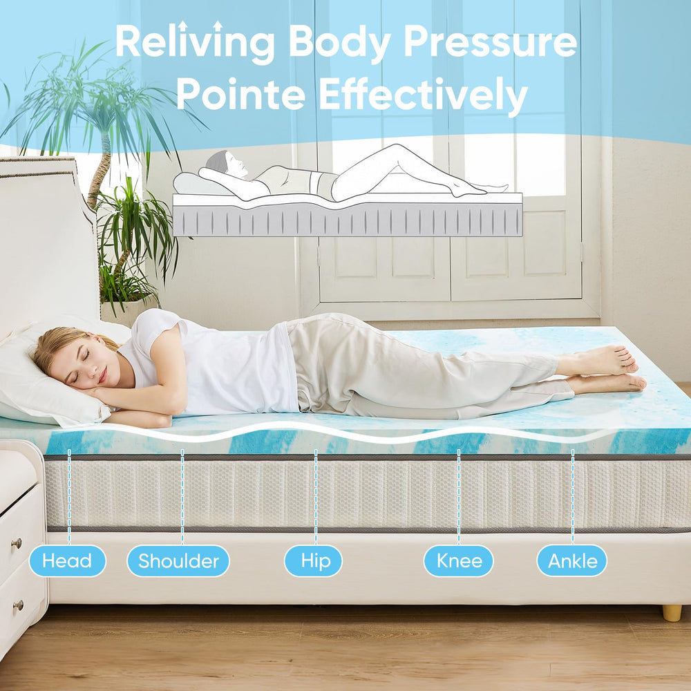 OLIXIS side profile illustrating 2-inch thickness for low-loft comfort