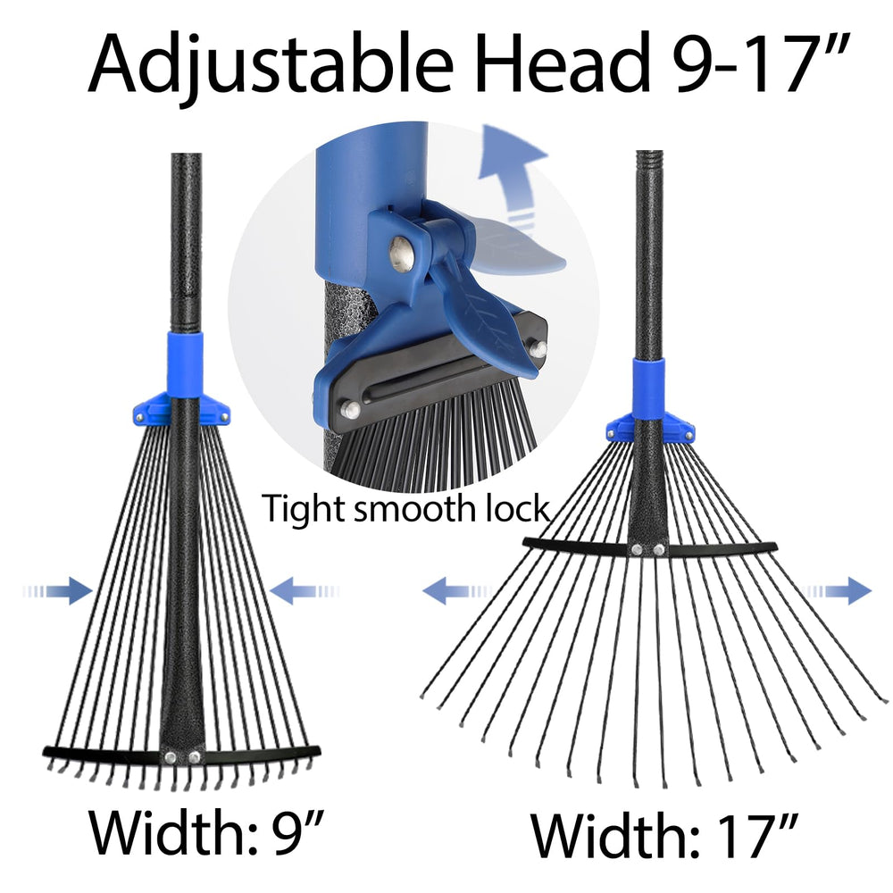 Oliynedy rake narrow head detail demonstrating 9-inch tight-space control