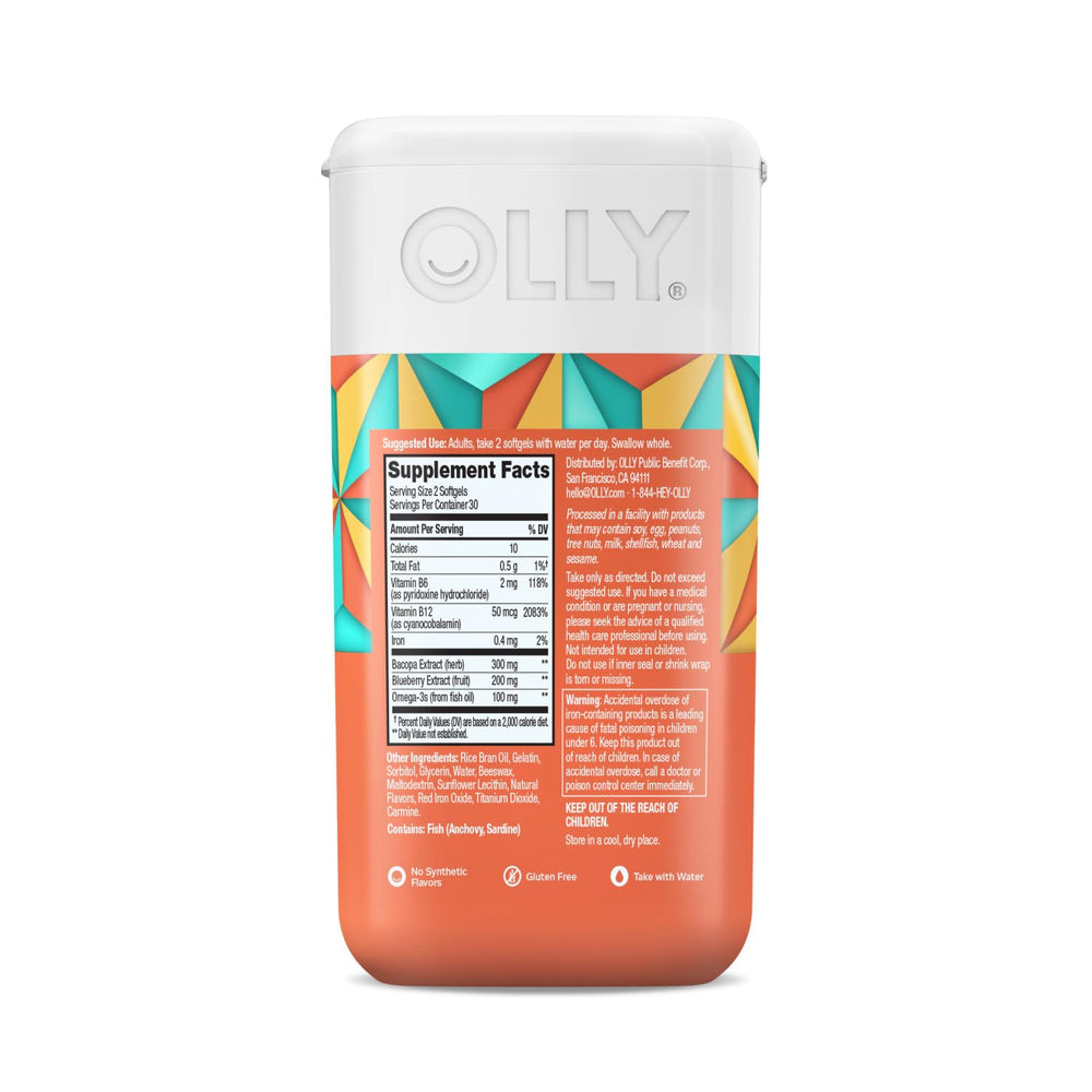 OLLY bottle tucked in backpack pocket, convenient for commuting use