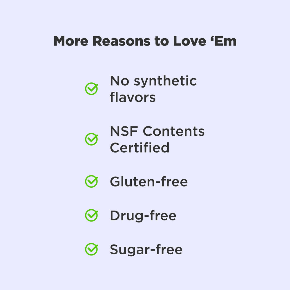 OLLY ingredients label showing melatonin and supporting nutrients list