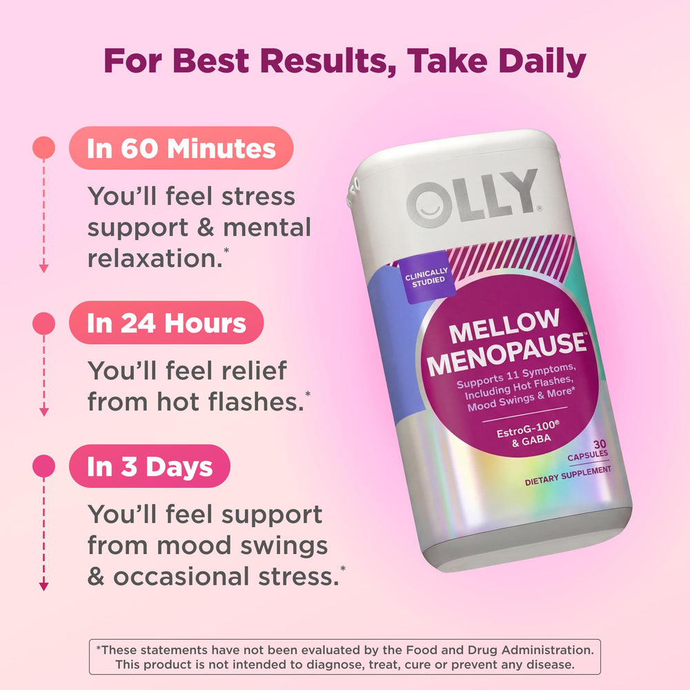 OLLY capsule in hand to show size and ease of swallowing for daily routine
