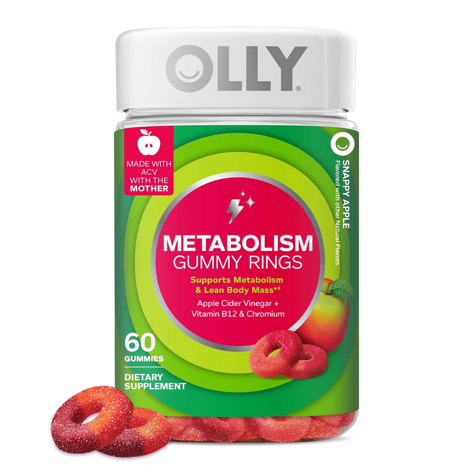 OLLY front packaging showing bottle and product name for clear identification