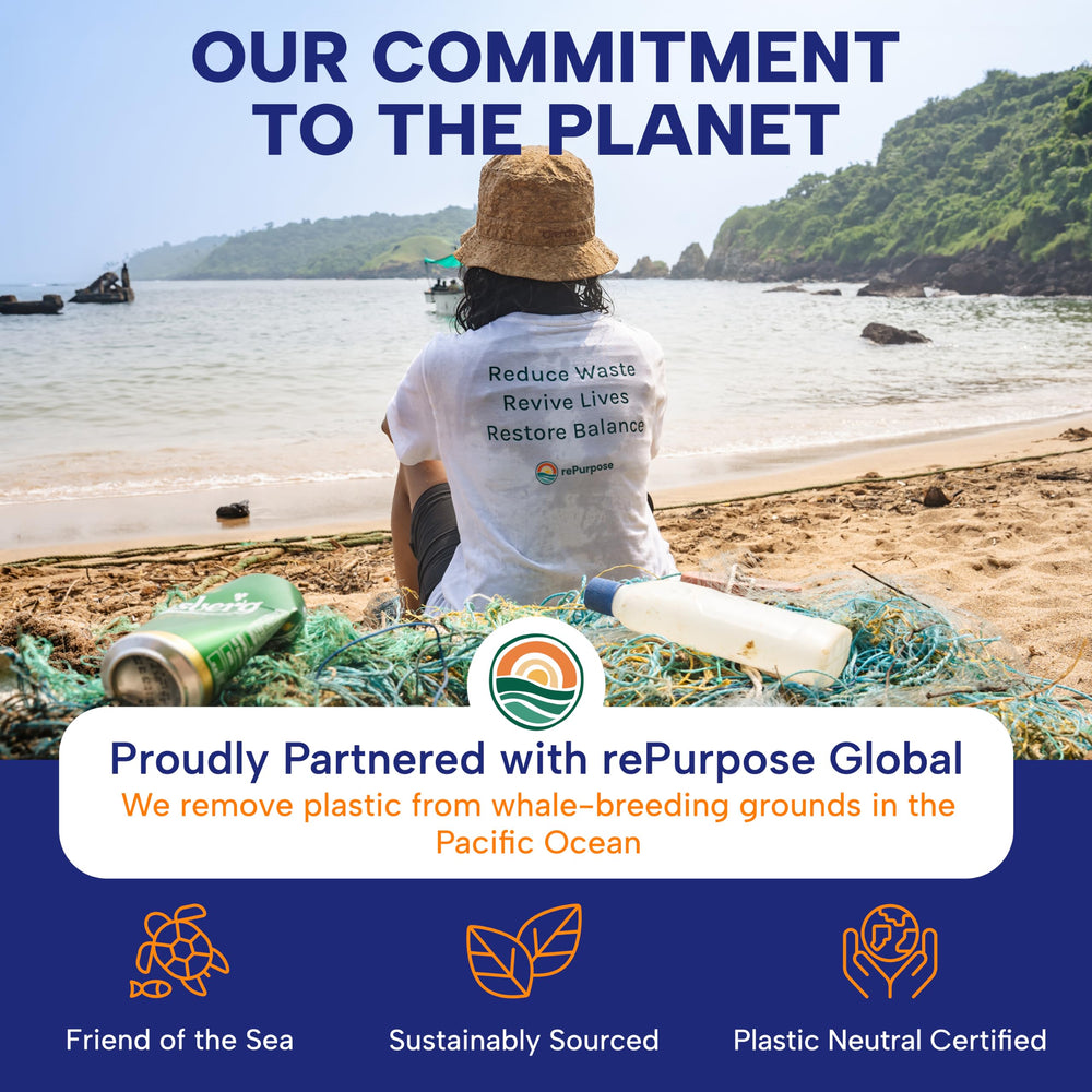 OmegaVia origin map showing Peru and Chile fisheries for sustainably sourced omega‑3s
