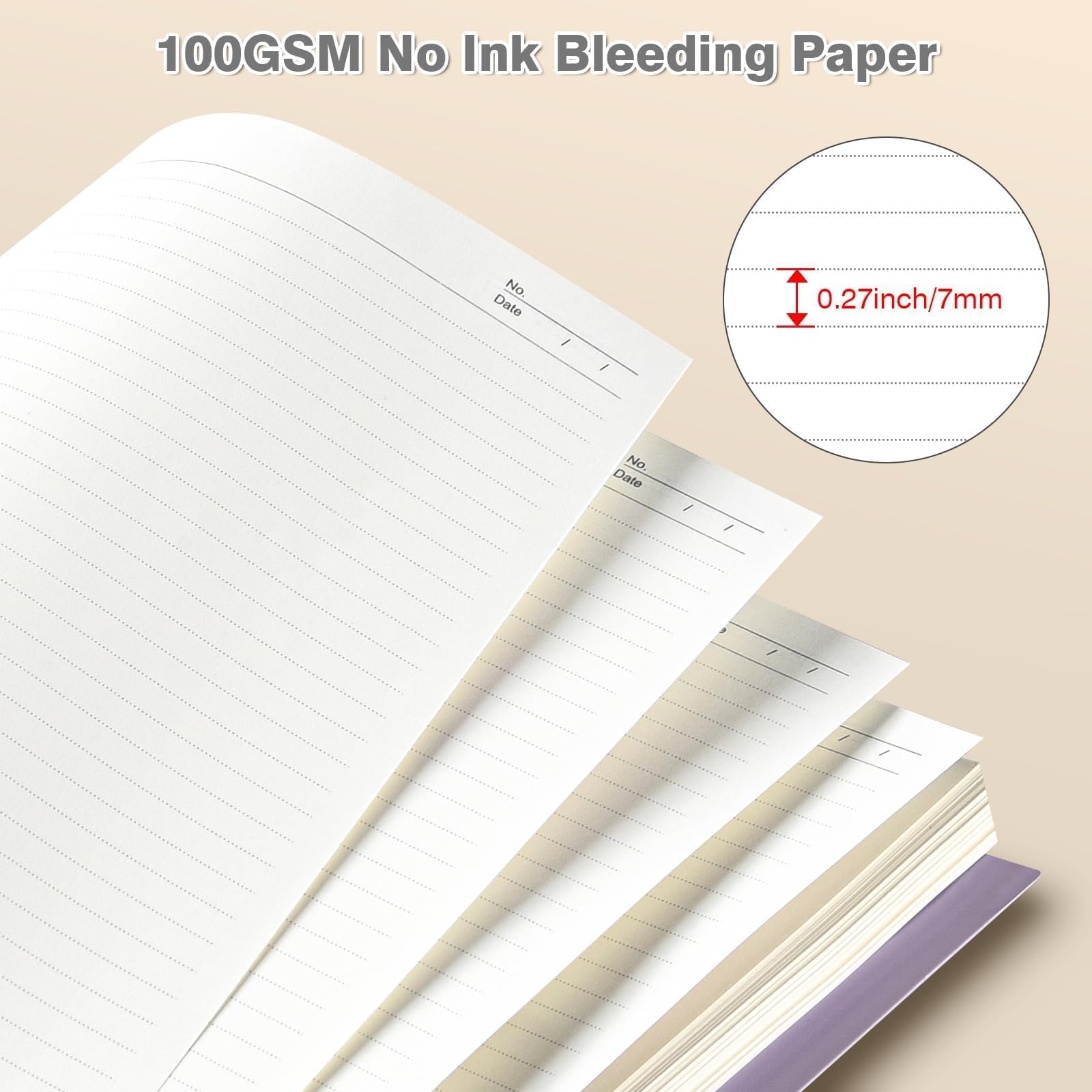 OMEYA front pocket and elastic closure keeping loose papers secure