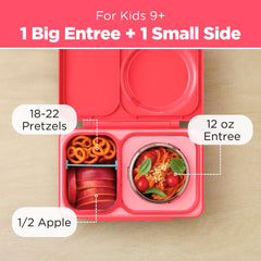 Omie OmieBox UP removable ice pack detail keeping cold foods chilled for hours