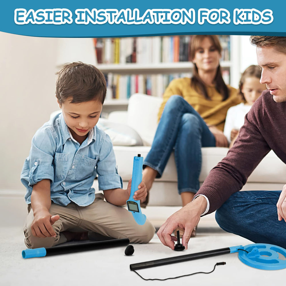 OMMO accessories including 9V battery shovel and rake for ready play