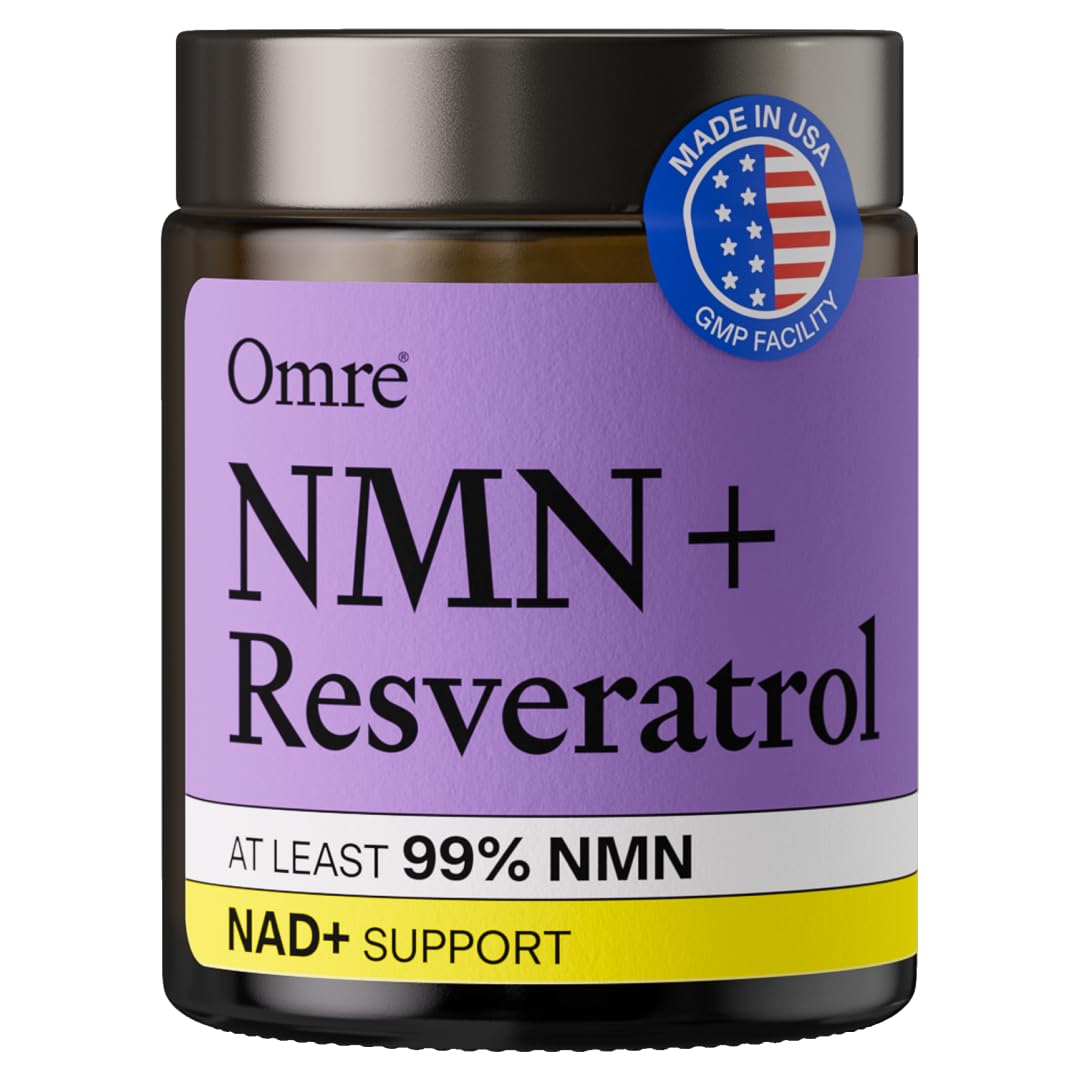 OMRE front packaging showing bottle and label benefit clarity