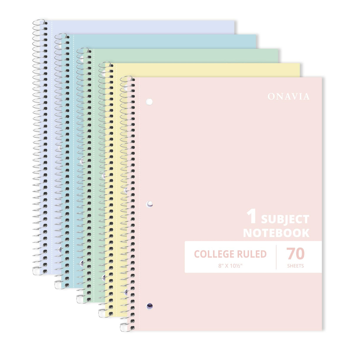 ONAVIA front covers of 5-pack assorted showing color variety and classroom readiness