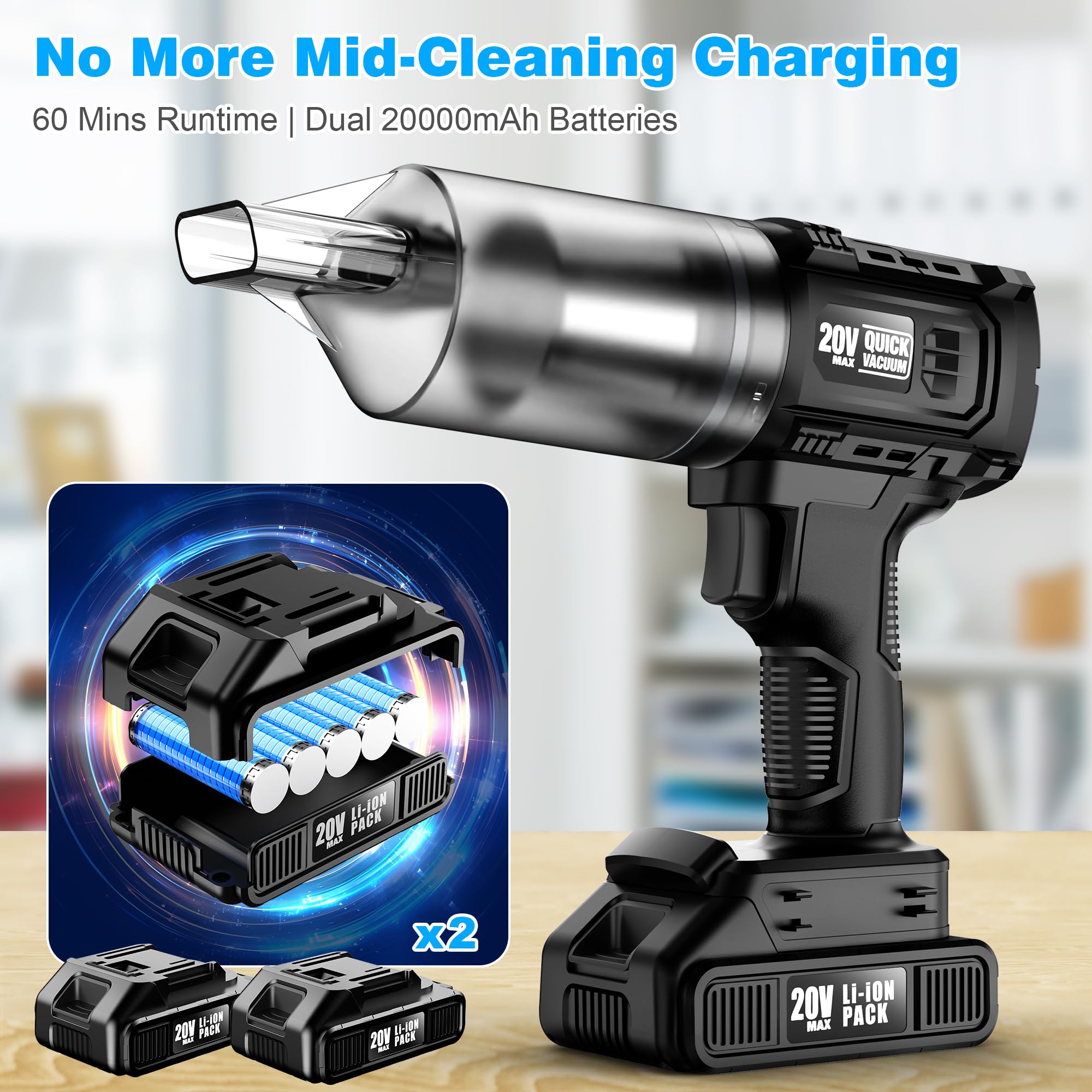 ONAVOT pet hair nozzle attachment lifting fur from upholstery efficiently