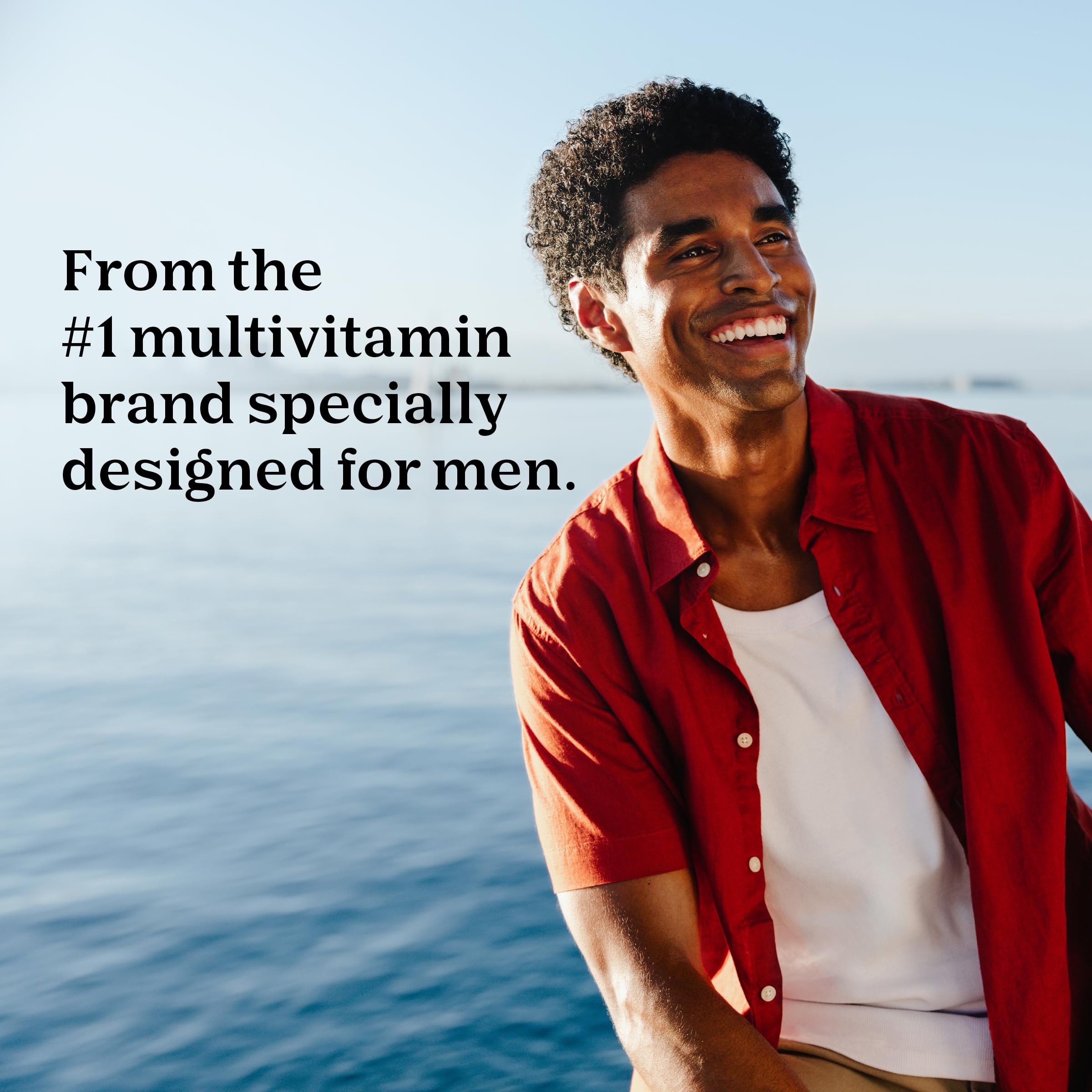 ONE A DAY supplement facts panel displaying 19 nutrients and dosages