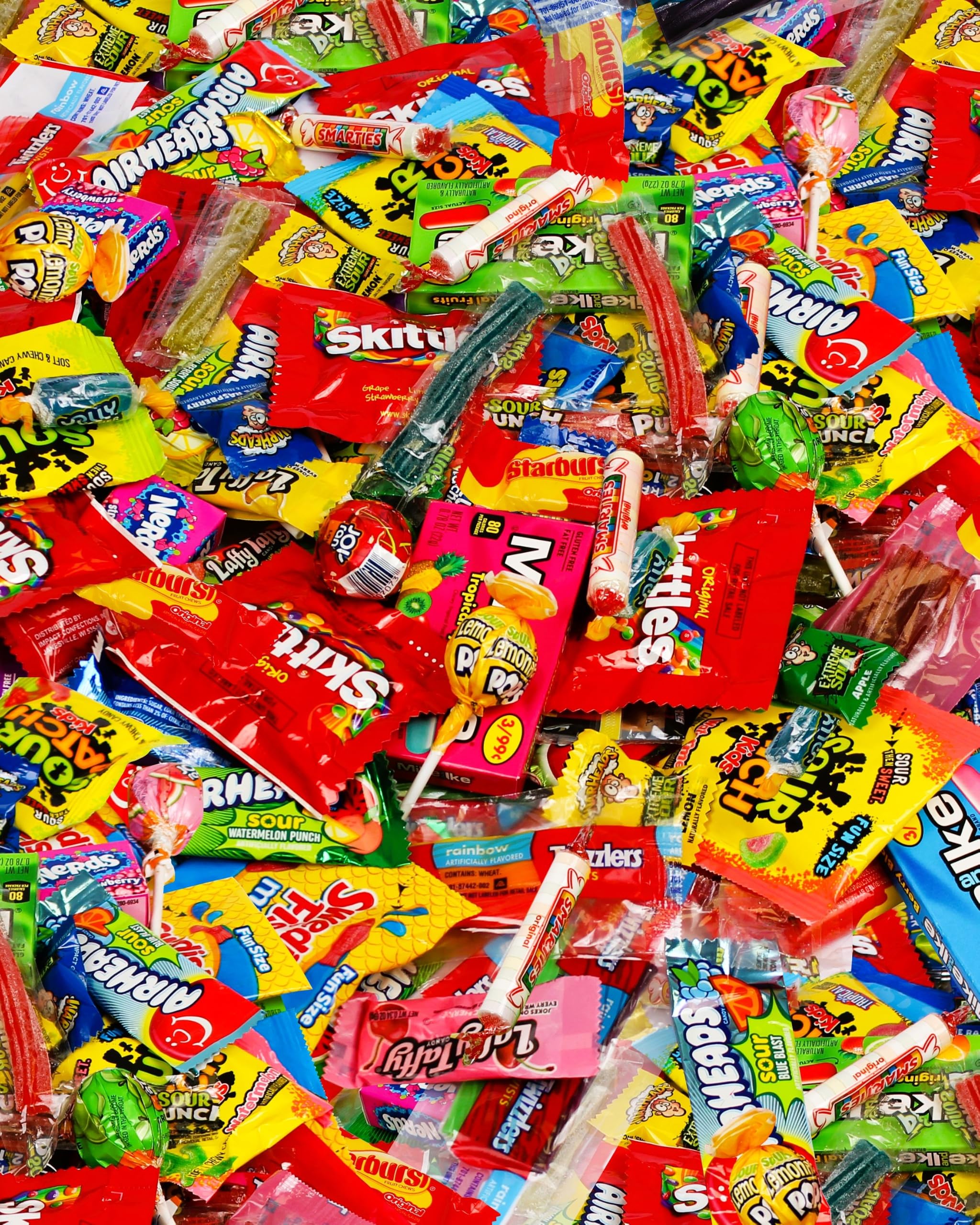 ONE CANDY WAY front packaging showing bulk 2 lb bag and product name, easy grab-and-serve