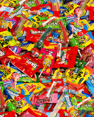 ONE CANDY WAY front packaging showing bulk 2 lb bag and product name, easy grab-and-serve