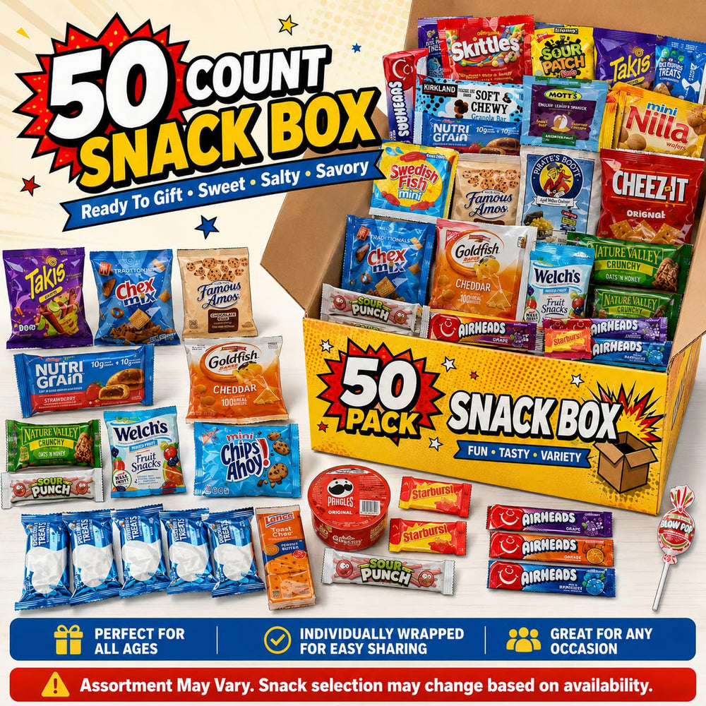 ONE CANDY WAY snacks placed in a school lunchbox for quick student-friendly portions