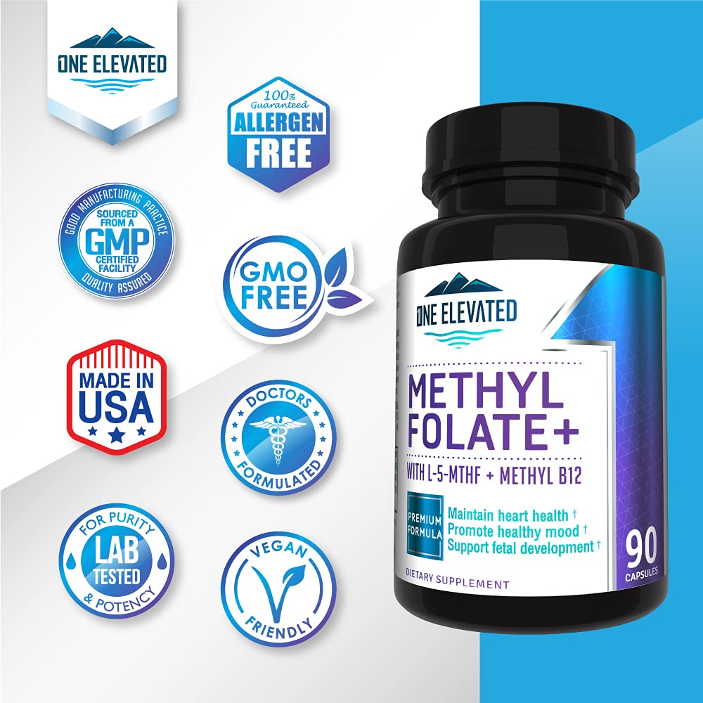 One Elevated quality seal and lab report indicating third-party tested purity