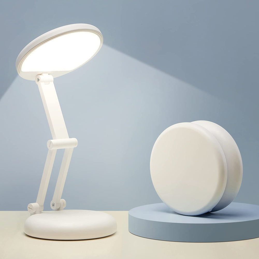 One Fire front view folded lamp showing compact portability and neat storage