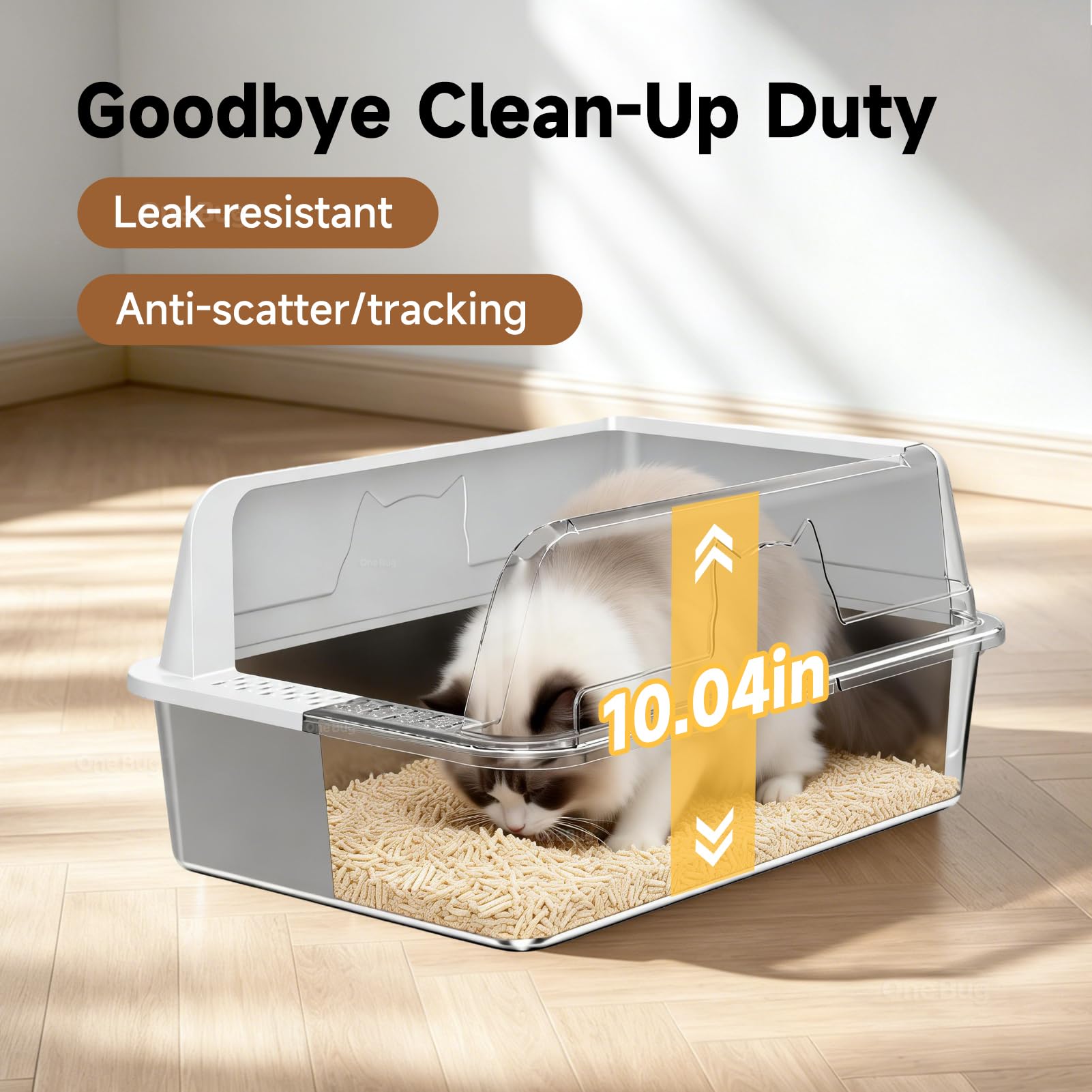 OneBug secure clips and non-slip pads providing stability during use