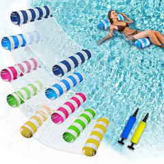 Oneirion JUXIAO pack front view showing five XL floats and vibrant colors for group use
