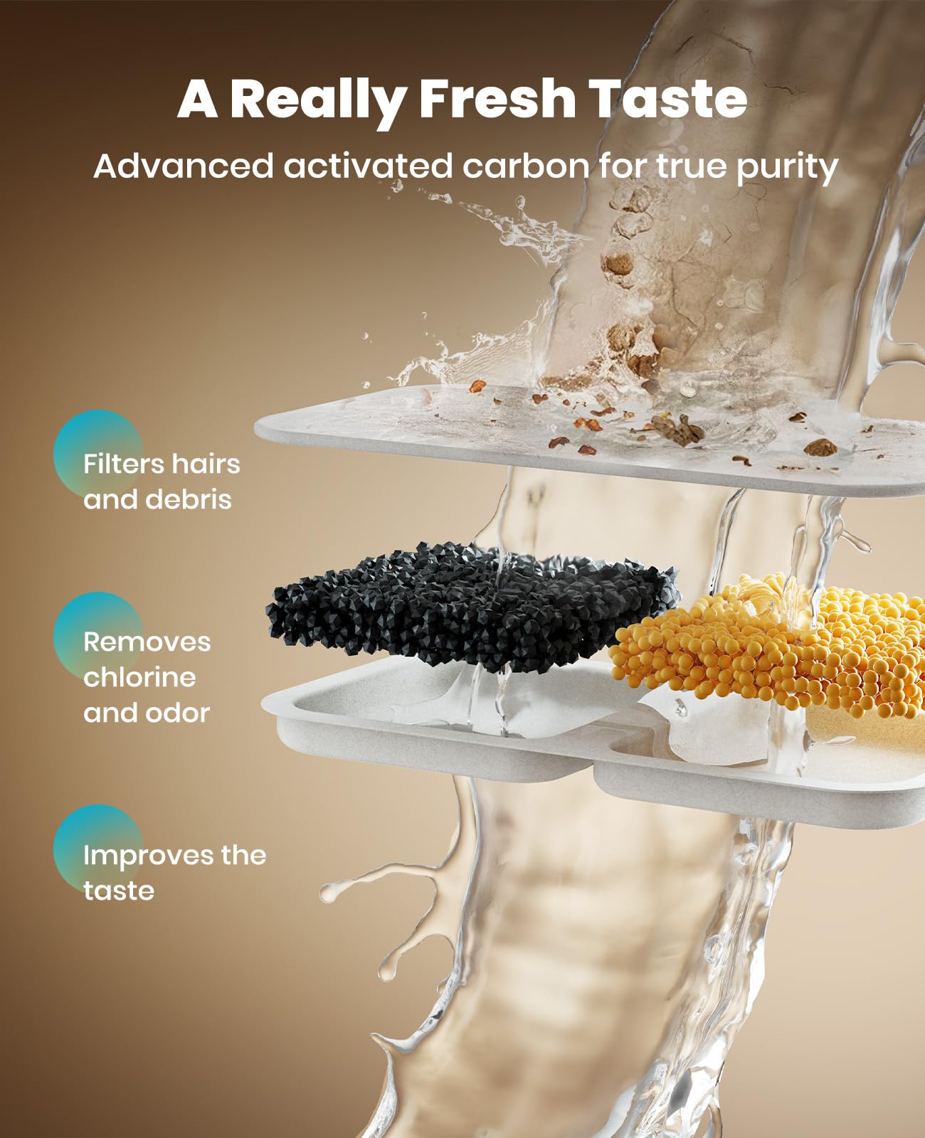 oneisall pump and filters displayed for easy maintenance and longer performance