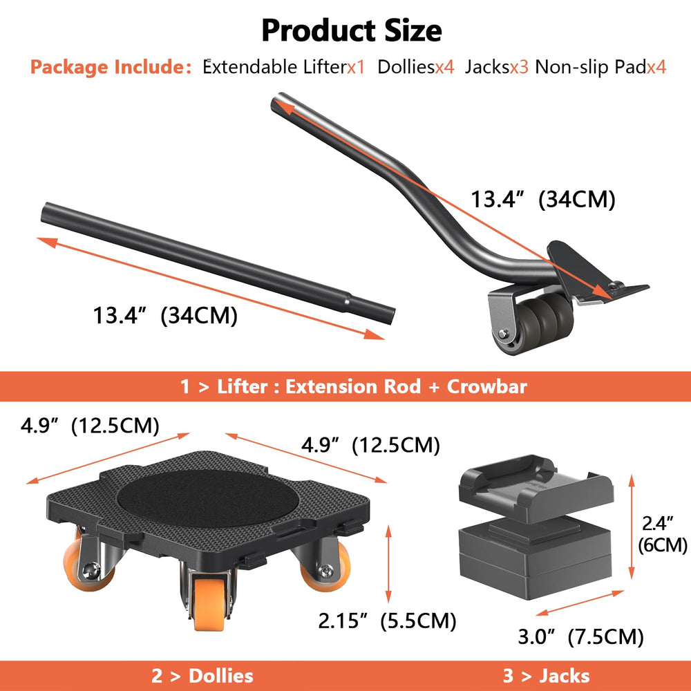 ONEON wheel bearing 360-degree caster demonstrating smooth rotation for effortless maneuvering