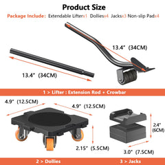 ONEON wheel bearing 360-degree caster demonstrating smooth rotation for effortless maneuvering