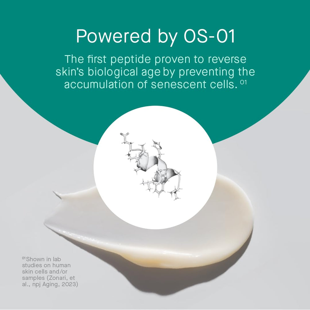 oneskin OS-01 BODY pump detail highlighting easy dispensing and hygienic use