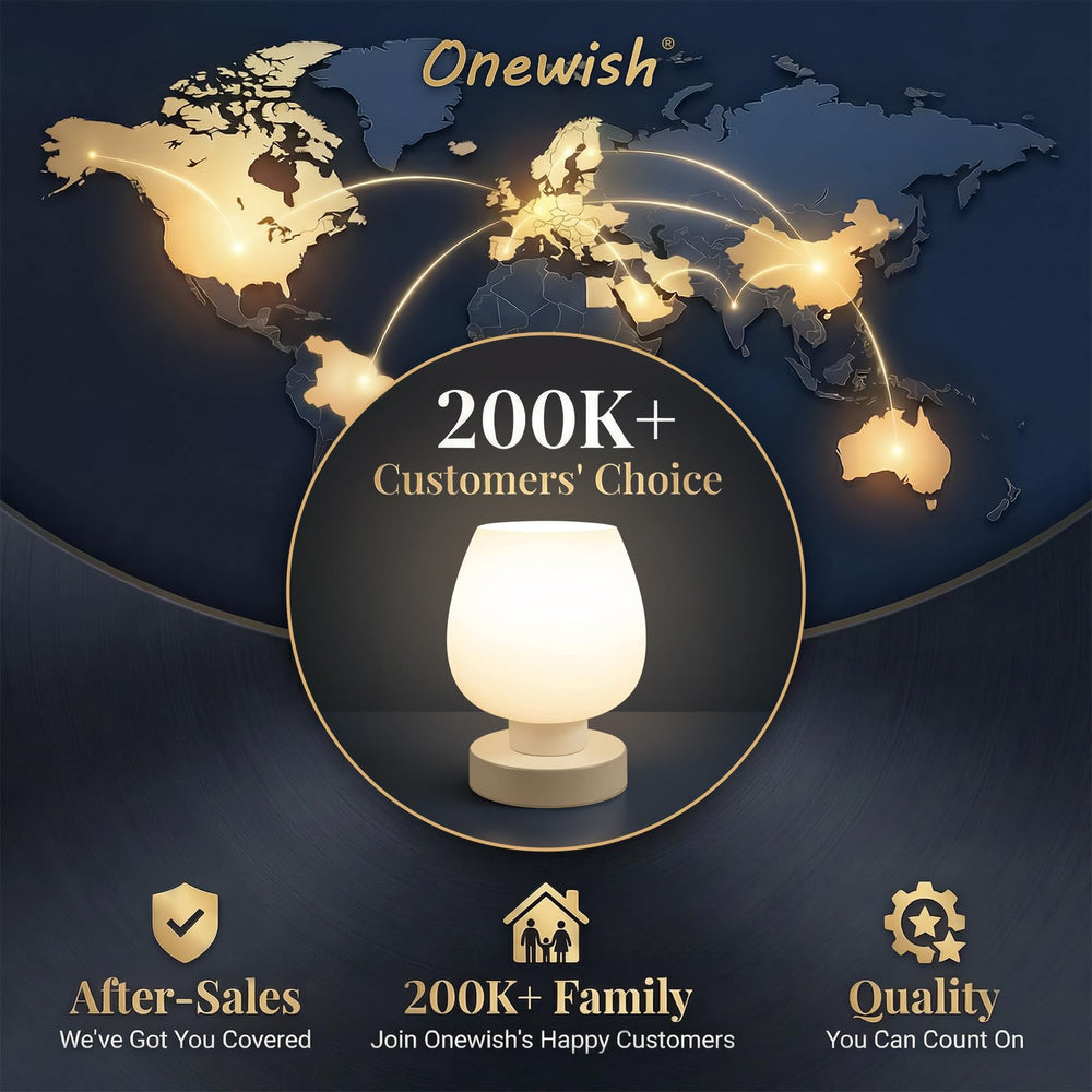 ONEWISH lamp in a reading nook giving bright task lighting for late-night reading