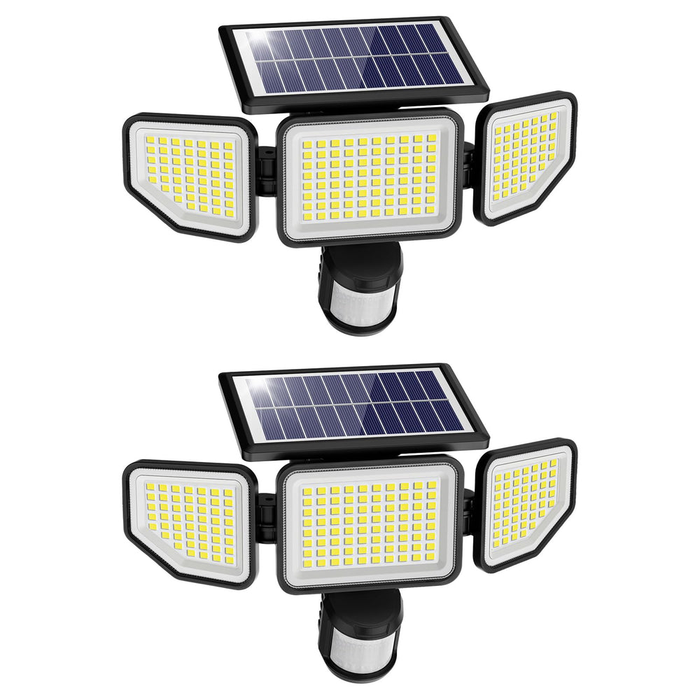 Onforu three-heads front view showing wide coverage and bright output