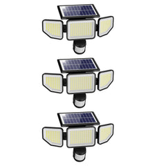 Onforu three-heads front view showing wide 270° coverage benefit