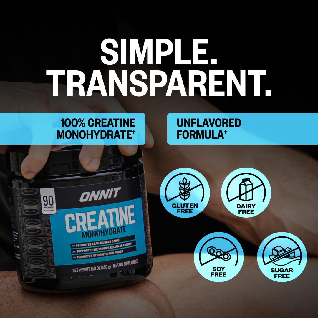 ONNIT product label and supplement facts showing clean ingredient profile