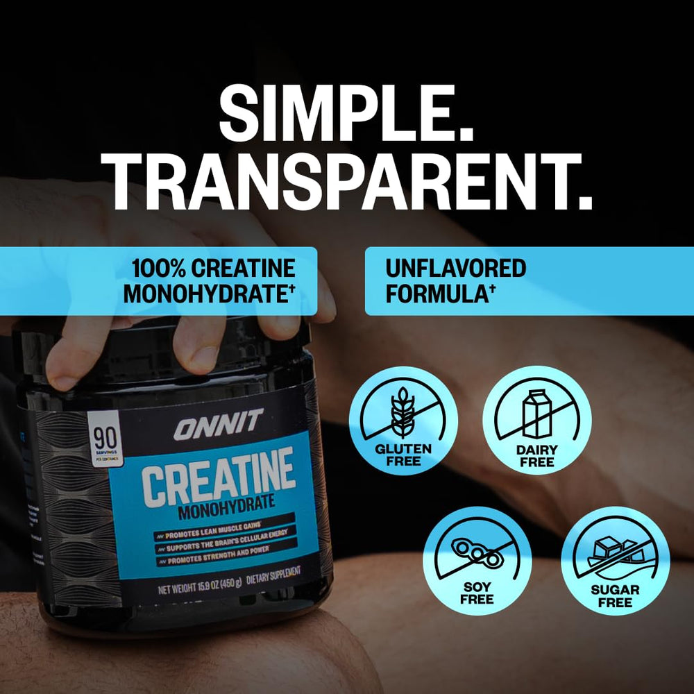 ONNIT product label and supplement facts showing clean ingredient profile