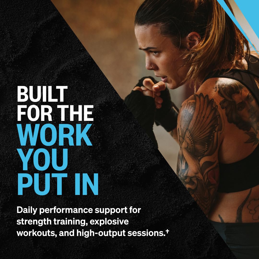 ONNIT powder in hand demonstrating portion size and mixable texture