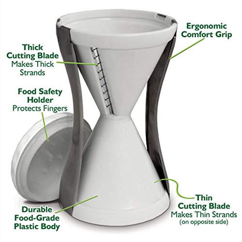 Ontel Veggetti spiked holder detail that secures vegetables and reduces waste