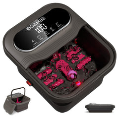 OOAMBB foot spa front view showcasing compact design and user-friendly layout
