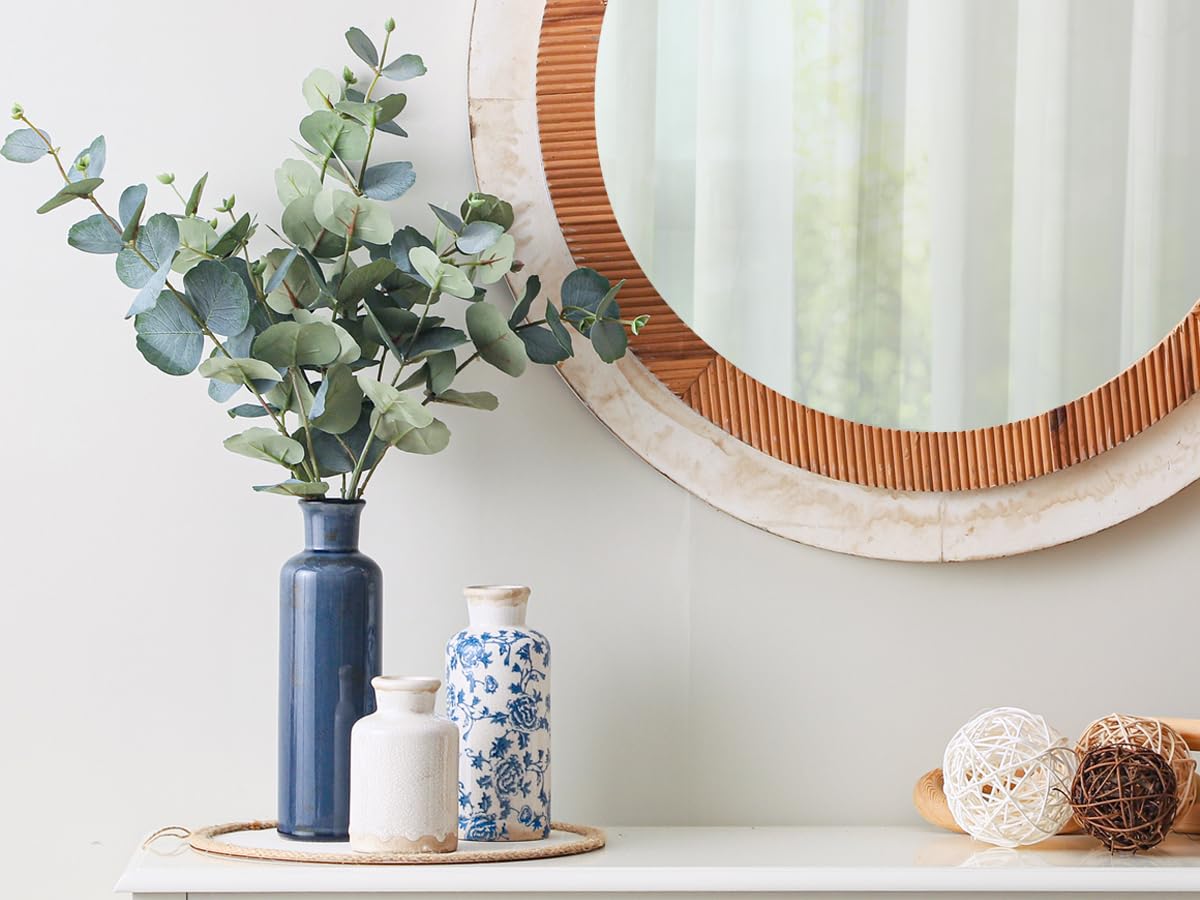 ooit medium vase with dried grasses demonstrating low-maintenance decor benefit