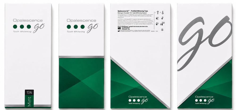 Opalescence label detail showing 15% hydrogen peroxide and professional formulation