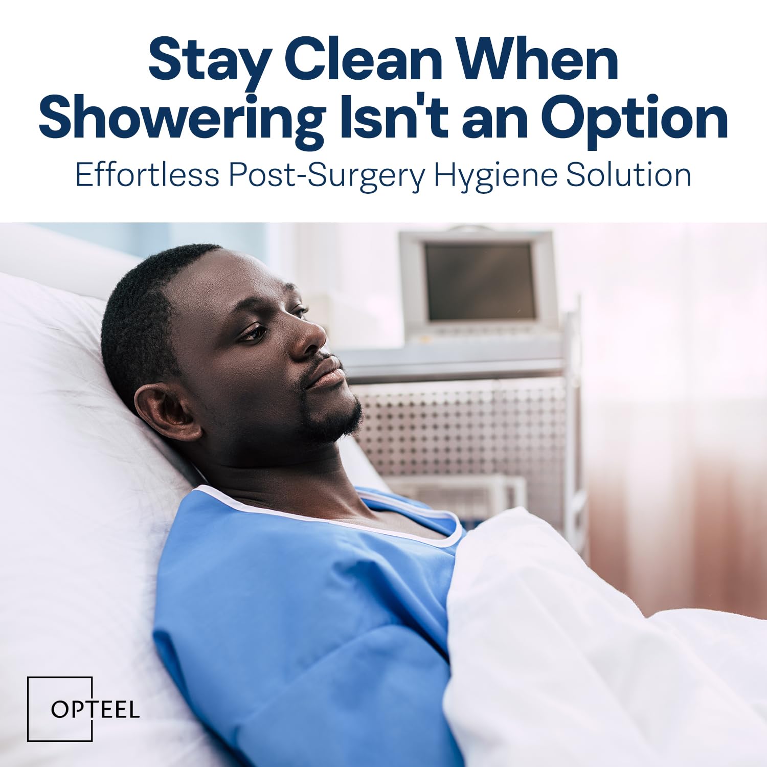 OPTEEL stacked individual packs highlighting bulk supply and storage ease
