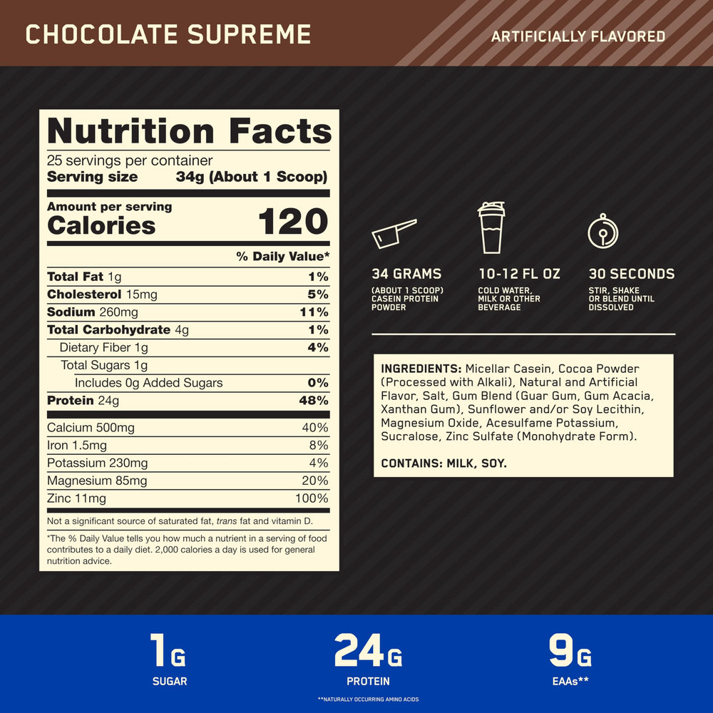 Optimum Nutrition protein scoop close-up highlighting measured servings