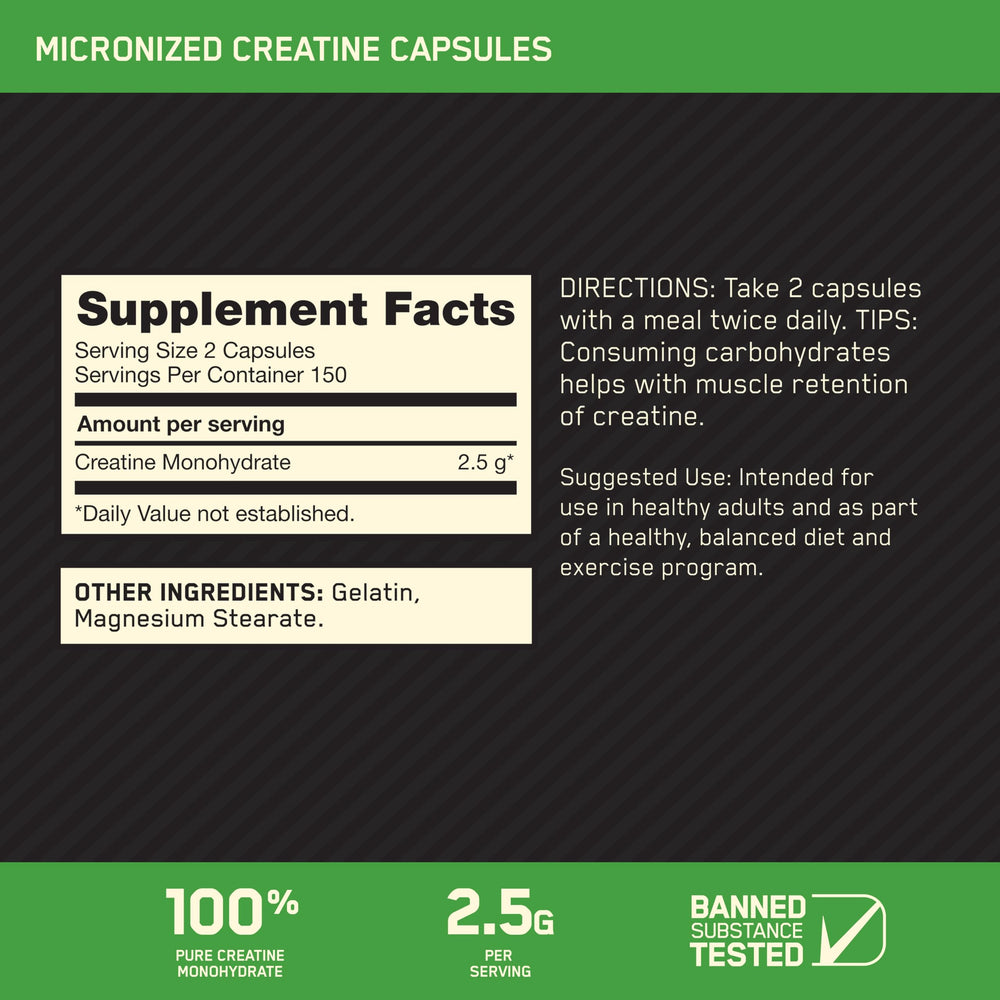 Close-up of Optimum Nutrition capsule texture highlighting easy-to-swallow design