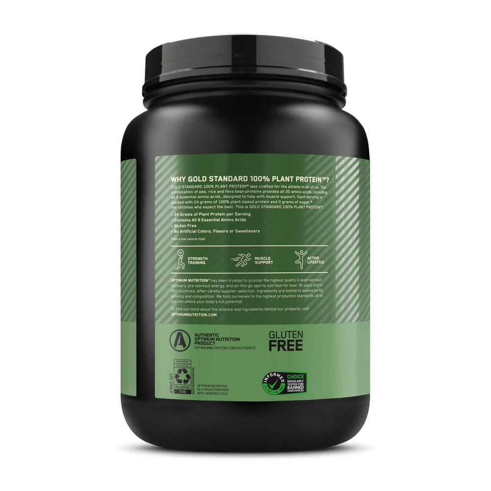 Optimum Nutrition raw ingredients pea rice fava beans showing plant sources