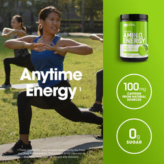 Optimum Nutrition green apple mixed drink in glass showing clear, refreshing hydration benefit