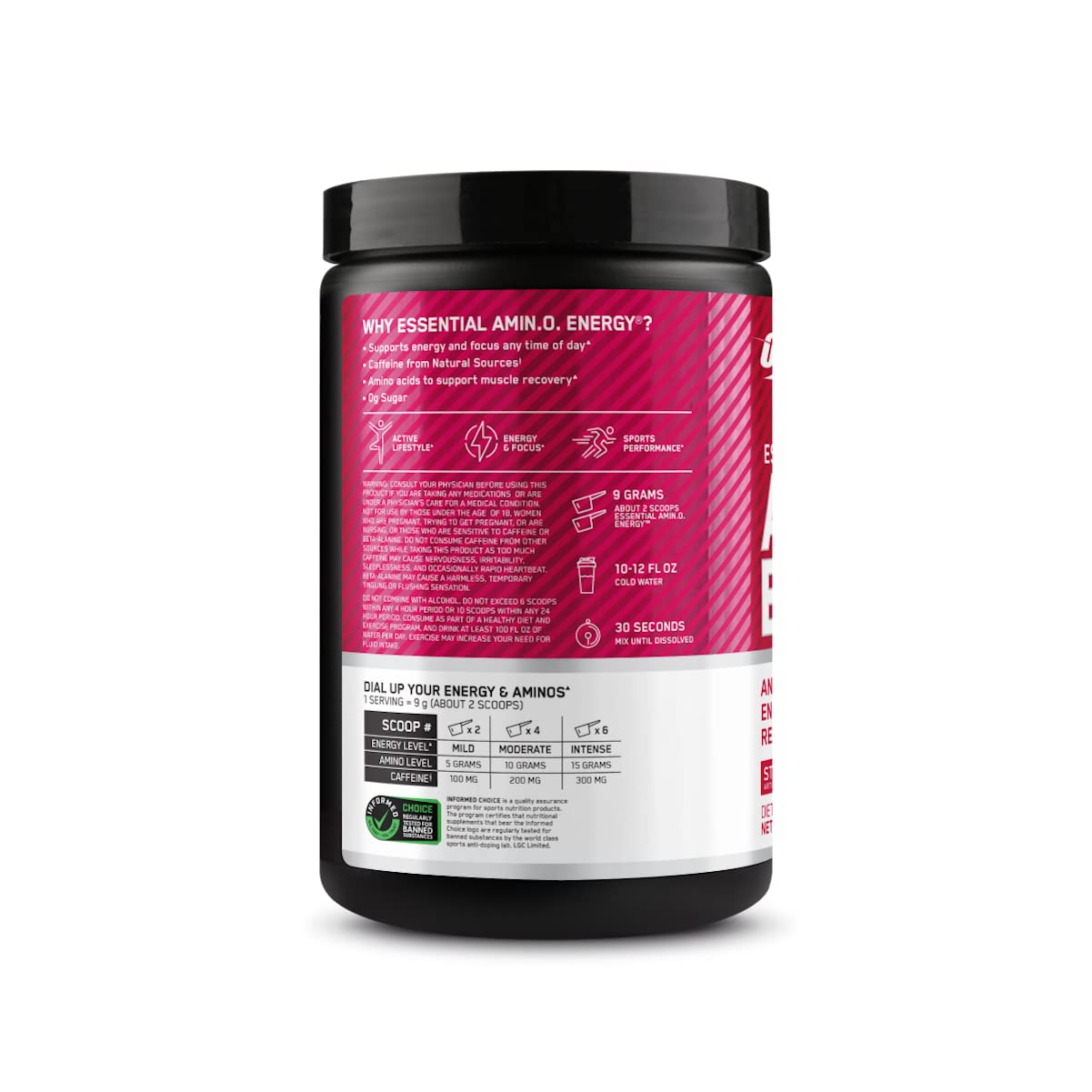 Optimum Nutrition athlete drinking post-workout demonstrating recovery and focus benefits