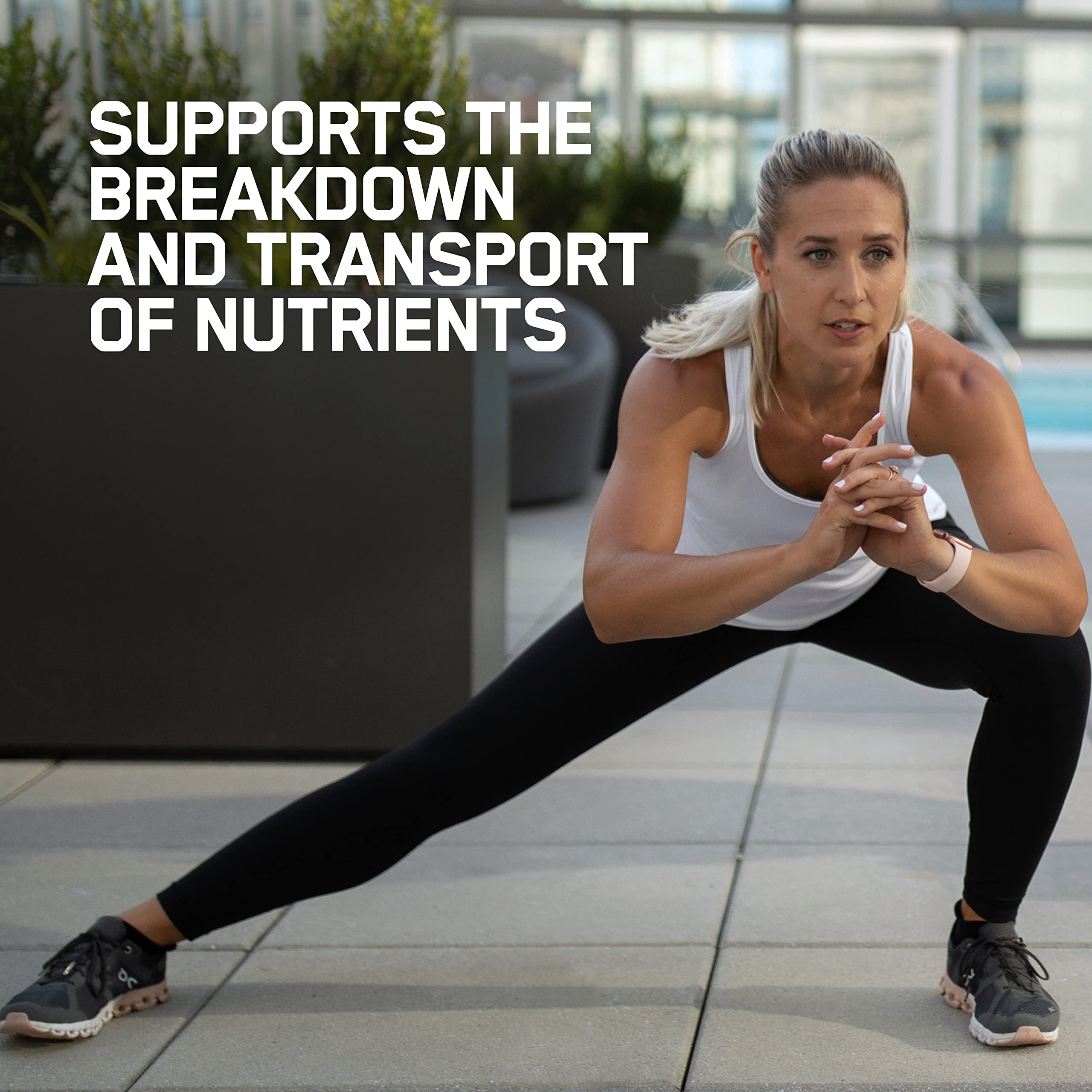Optimum Nutrition open bottle with tablets visible for easy daily access