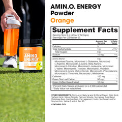 Optimum Nutrition scoop with powder close-up, accurate serving control benefit