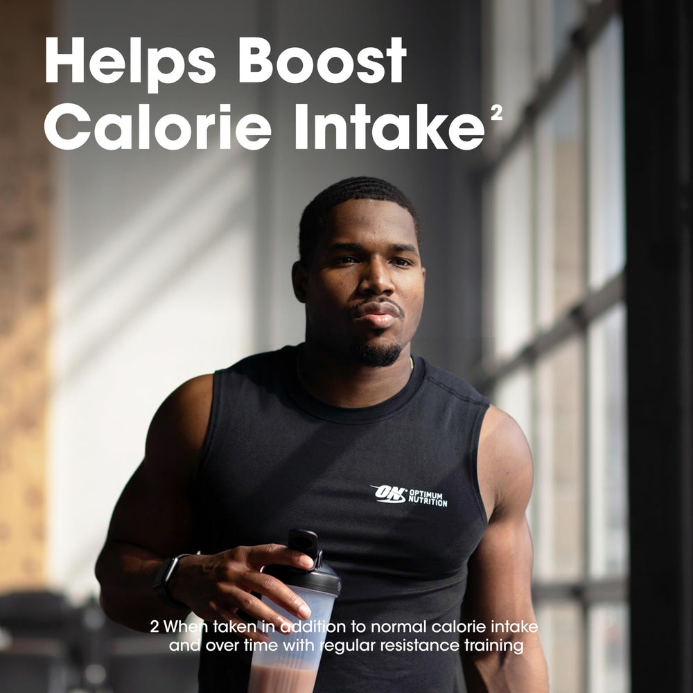 Optimum Nutrition blended vanilla shake in glass illustrating ready-to-drink energy